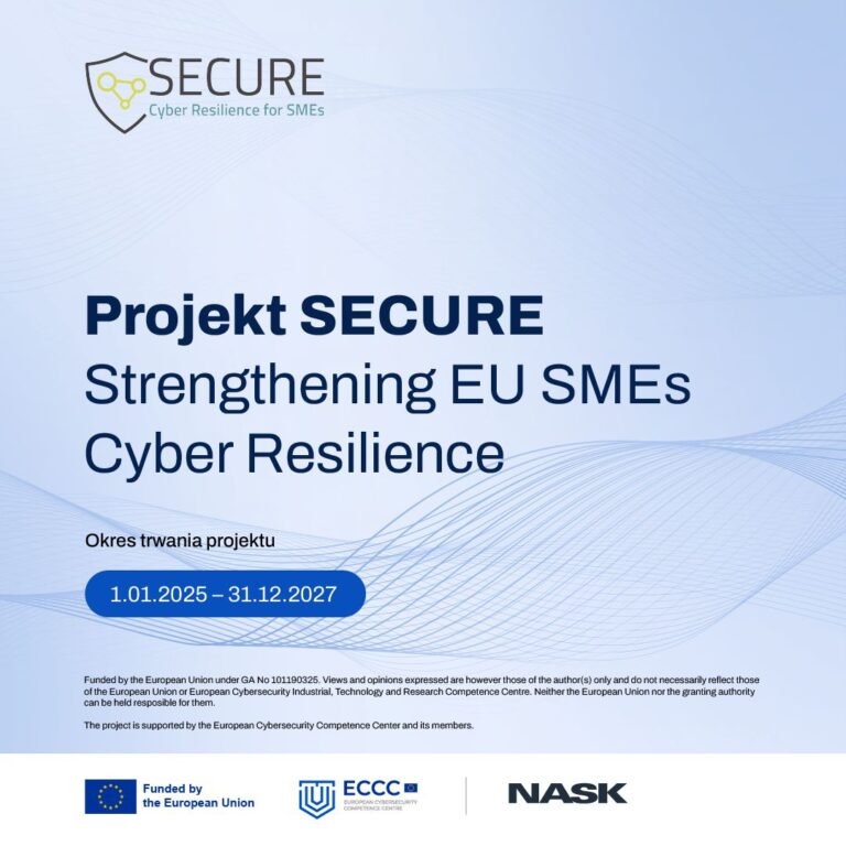 NASK Joins European Initiative to Strengthen SME Cyber Resilience – the SECURE Project Begins